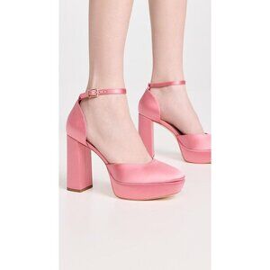 Loeffler Randall Selina Bubblegum pink platform heels 8